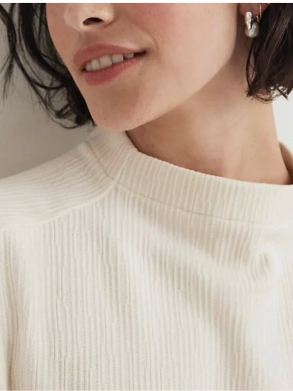 🍂Madewell - Jacquard Funnelneck Pullover - Picture 2 of 6